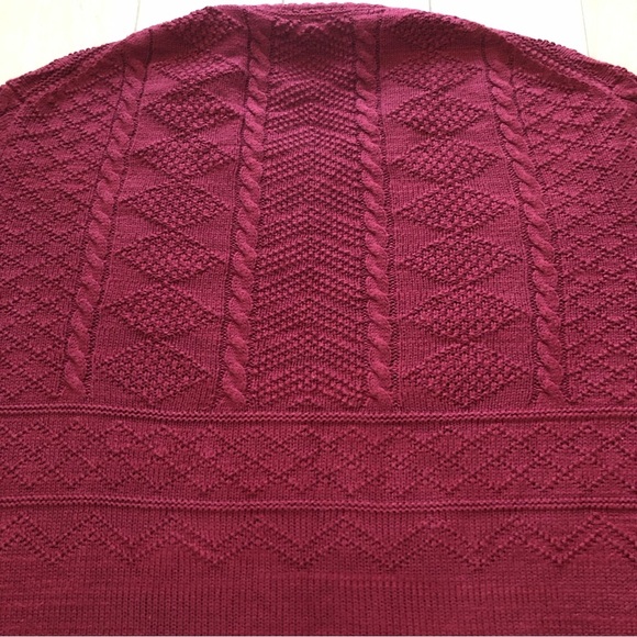 Abercrombie & Fitch Textured Crew Neck Sweater in Red Men’s Size XL - Picture 3 of 10